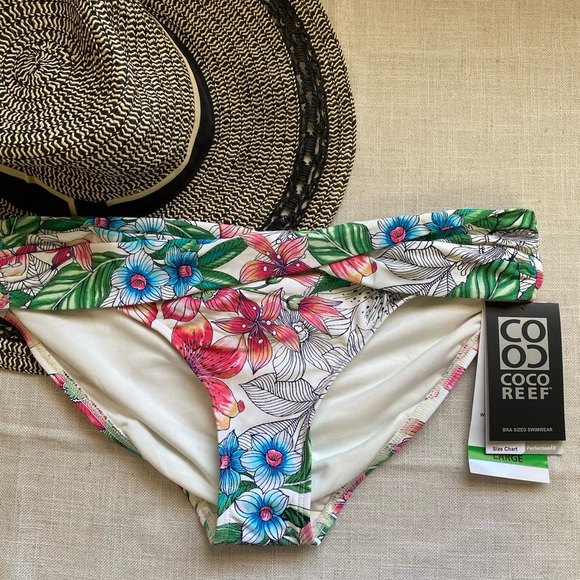 COCO REEF STAR BANDED BIKINI BOTTOM ALOHA ALLURE New - Picture 3 of 9